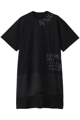 【エムエム6 メゾン マルタン マルジェラ/MM6 Maison Martin Margiela】 ロゴドレス人気、トレンドファッション・服の通販 founy(ファニー) ファッション Fashion レディースファッション Fashion for Women ワンピース Dresses フォーマル・パーティードレス・結婚式用ドレス Elegant & Casual Dresses チュニック Tunic Tops & Dresses スタイリッシュ Stylish, Fashionable スリーブ Sleeve, Long Sleeve / Short Sleeve チュニック Tunic, Long Top ドレス Dress, One-Piece ハーフ Half, Half-Length プリント Print, Printed Pattern 夏 Summer 春 Spring S/S・春夏 SS, Spring/Summer, Warm Season |ID:prp329100004383010