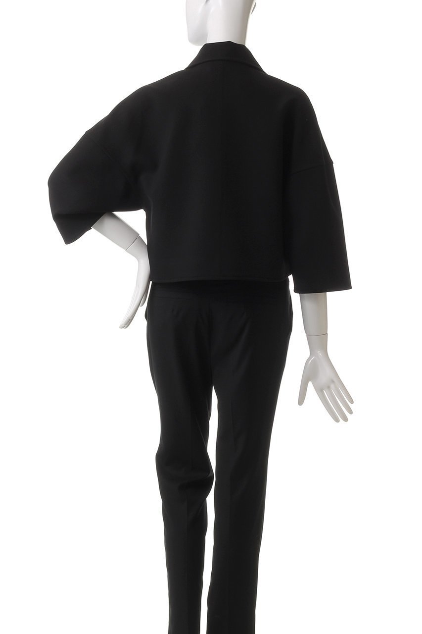 【ヌメロ ヴェントゥーノ/N°21】のクロップドジャケット 人気、トレンドファッション・服の通販 founy(ファニー) 　ファッション　Fashion　レディースファッション　WOMEN　アウター　Coat Outerwear　ジャケット　Jackets　ジャケット　Jacket　トレンド　Trend　ボトム　Bottom　ワイド　Wide　other-4|ID: prp329100004383011 ipo3291000000031333968