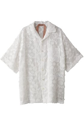 【ヌメロ ヴェントゥーノ/N°21】のレースシャツ 人気、トレンドファッション・服の通販 founy(ファニー) ファッション Fashion レディースファッション Fashion for Women トップス・カットソー Cut & Sew Tops シャツ・ブラウス・オフィスカジュアル Elegant Blouses & Button-Ups キャミソール Camisole, Spaghetti Strap Top ショート Short, Short Length シンプル Simple, Minimal スリーブ Sleeve, Long Sleeve / Short Sleeve タンク Tank Top, Sleeveless Top フェミニン Feminine, Girly レース Lace, Lace Fabric |ID:prp329100004383013