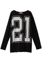 【ヌメロ ヴェントゥーノ/N°21】のビッグロゴチュニック ブラック|ID: prp329100004383017 ipo3291000000032876710