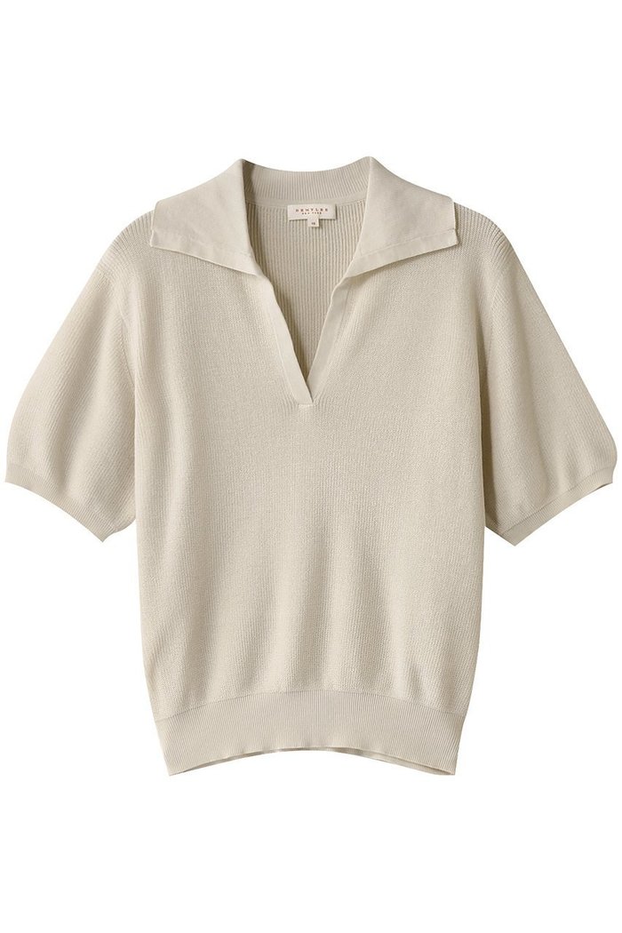 【デミーリー/DEMYLEE】のALEXA ファインピマコットン ポロカラーニットプルオーバー インテリア・キッズ・メンズ・レディースファッション・服の通販 founy(ファニー) https://founy.com/ ファッション Fashion レディースファッション Fashion for Women トップス・カットソー Cut & Sew Tops ニット Knit Tops & Sweaters カジュアルプルオーバー・ニットトップス Pullovers & Knit Tops / Casual Pullovers シンプル Simple, Minimal センター Center, Center Line ボトム Bottoms, Lower Wear エレガント 上品 Elegant 定番 Standard, Basic Item |ID: prp329100004383021 ipo3291000000036113146