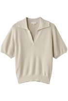 【デミーリー/DEMYLEE】のALEXA ファインピマコットン ポロカラーニットプルオーバー オフホワイト|ID: prp329100004383021 ipo3291000000036113147