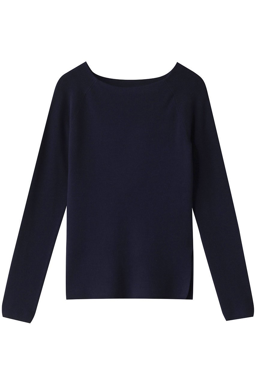 【アルアバイル/allureville】の2WAY NCサイドスリットプルオーバー インテリア・キッズ・メンズ・レディースファッション・服の通販 founy(ファニー) 　ファッション　Fashion　レディースファッション　Fashion for Women　トップス・カットソー　Cut & Sew Tops　ニット　Knit Tops & Sweaters　カジュアルプルオーバー・ニットトップス　Pullovers & Knit Tops / Casual Pullovers　おすすめ　Recommended / Our Picks　インナー　Innerwear　キャミワンピース　Cami Dress, Slip Dress　サロペット　Overalls, Salopette　ジャケット　Jacket, Outerwear　スリット　Slit, Slit Detail　ネイビー|ID: prp329100004383030 ipo3291000000032950409
