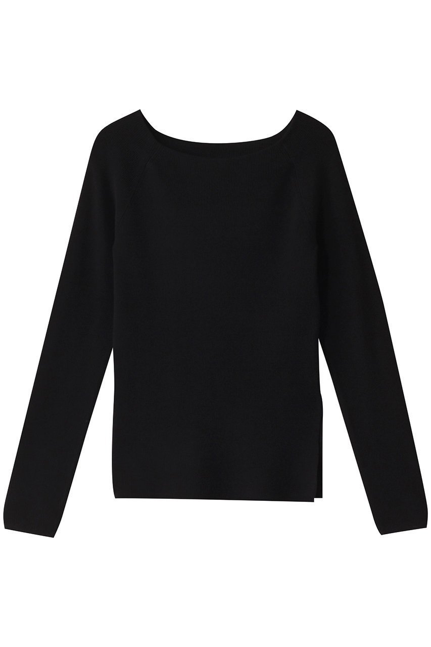 【アルアバイル/allureville】の2WAY NCサイドスリットプルオーバー インテリア・キッズ・メンズ・レディースファッション・服の通販 founy(ファニー) 　ファッション　Fashion　レディースファッション　Fashion for Women　トップス・カットソー　Cut & Sew Tops　ニット　Knit Tops & Sweaters　カジュアルプルオーバー・ニットトップス　Pullovers & Knit Tops / Casual Pullovers　おすすめ　Recommended / Our Picks　インナー　Innerwear　キャミワンピース　Cami Dress, Slip Dress　サロペット　Overalls, Salopette　ジャケット　Jacket, Outerwear　スリット　Slit, Slit Detail　ブラック|ID: prp329100004383030 ipo3291000000032950413