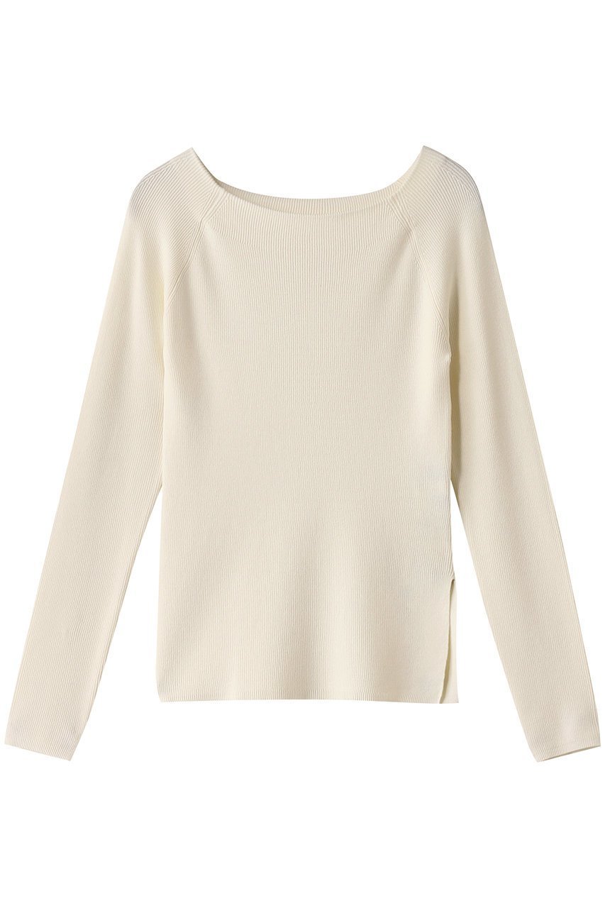 【アルアバイル/allureville】の2WAY NCサイドスリットプルオーバー インテリア・キッズ・メンズ・レディースファッション・服の通販 founy(ファニー) 　ファッション　Fashion　レディースファッション　Fashion for Women　トップス・カットソー　Cut & Sew Tops　ニット　Knit Tops & Sweaters　カジュアルプルオーバー・ニットトップス　Pullovers & Knit Tops / Casual Pullovers　おすすめ　Recommended / Our Picks　インナー　Innerwear　キャミワンピース　Cami Dress, Slip Dress　サロペット　Overalls, Salopette　ジャケット　Jacket, Outerwear　スリット　Slit, Slit Detail　オフホワイト|ID: prp329100004383030 ipo3291000000035721738