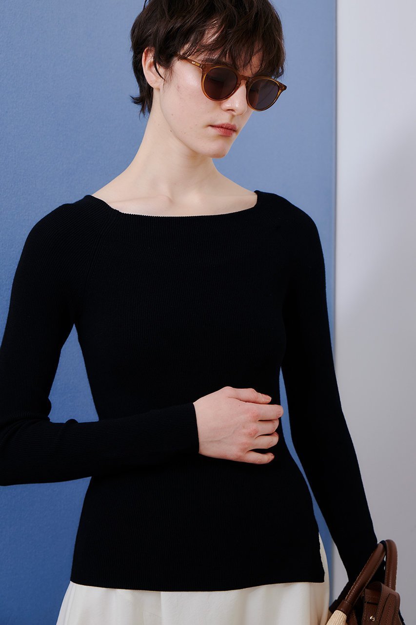 【アルアバイル/allureville】の2WAY NCサイドスリットプルオーバー 人気、トレンドファッション・服の通販 founy(ファニー) 　ファッション　Fashion　レディースファッション　Fashion for Women　トップス・カットソー　Cut & Sew Tops　ニット　Knit Tops & Sweaters　カジュアルプルオーバー・ニットトップス　Pullovers & Knit Tops / Casual Pullovers　おすすめ　Recommended / Our Picks　インナー　Innerwear　キャミワンピース　Cami Dress, Slip Dress　サロペット　Overalls, Salopette　ジャケット　Jacket, Outerwear　スリット　Slit, Slit Detail　other-8|ID: prp329100004383030 ipo3291000000035721748