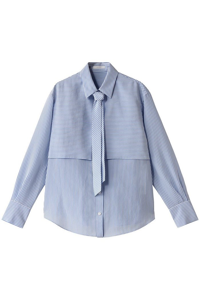 【アルアバイル/allureville】のタイディティールストライプシャツ インテリア・キッズ・メンズ・レディースファッション・服の通販 founy(ファニー) https://founy.com/ ファッション Fashion レディースファッション WOMEN トップス・カットソー Tops/Tshirt シャツ/ブラウス Shirts/Blouses おすすめ Recommend なめらか Smooth クール Cool ストライプ Stripe スリーブ Sleeve ビジネス 仕事 通勤 Business ロング Long エレガント 上品 Elegant |ID: prp329100004383031 ipo3291000000030636558