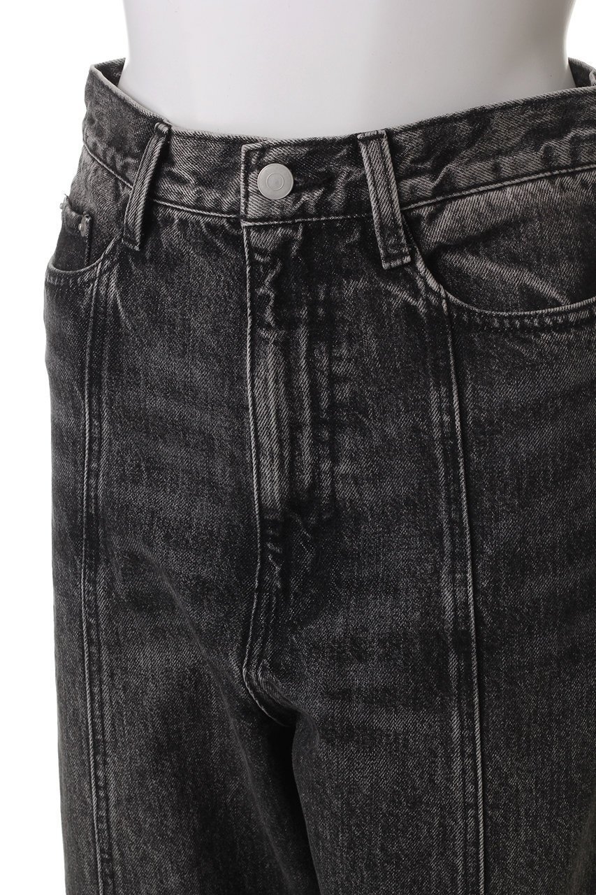 【アルアバイル/allureville】のラインデニムPT A 人気、トレンドファッション・服の通販 founy(ファニー) 　ファッション　Fashion　レディースファッション　Fashion for Women　パンツ　Pants & Trousers　デニムパンツ・ジーンズ・美脚デニム　Denim Jeans & Pants　シアー　Sheer, See-Through　センター　Center, Center Line　ダメージ　Distressed, Destroyed　デニム　Denim, Jeans Material　リラックス　Relax, Relaxed Fit　レース　Lace, Lace Fabric　定番　Standard, Basic Item　other-5|ID: prp329100004383032 ipo3291000000032902006
