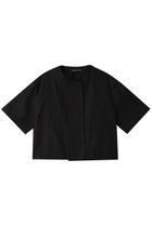 【ミズイロ インド/mizuiro ind】のcrew neck short C/D カーディガン black|ID:prp329100004383036