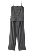 【エリオポール/heliopole】のジャンプスーツ(コンビネゾン) 人気、トレンドファッション・服の通販 founy(ファニー) ファッション Fashion レディースファッション Fashion for Women パンツ Pants & Trousers インナー Innerwear キャミソール Camisole, Spaghetti Strap Top コンビネゾン Jumpsuit, All-in-One スーツ Suit, Formalwear ドッキング Docking, Mixed Material マニッシュ Mannish, Boyish ロング Long, Long-Length |ID:prp329100004383040