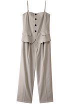 【エリオポール/heliopole】のジャンプスーツ(コンビネゾン) 人気、トレンドファッション・服の通販 founy(ファニー) ファッション Fashion レディースファッション Fashion for Women パンツ Pants & Trousers インナー Innerwear キャミソール Camisole, Spaghetti Strap Top コンビネゾン Jumpsuit, All-in-One スーツ Suit, Formalwear ドッキング Docking, Mixed Material マニッシュ Mannish, Boyish ロング Long, Long-Length thumbnail ベージュ|ID: prp329100004383040 ipo3291000000035055750