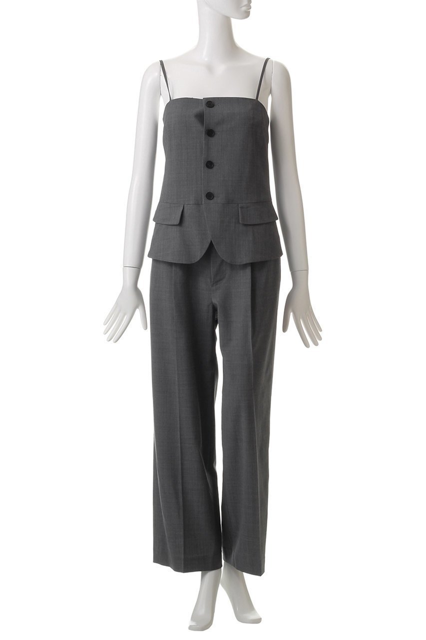 【エリオポール/heliopole】のジャンプスーツ(コンビネゾン) 人気、トレンドファッション・服の通販 founy(ファニー) 　ファッション　Fashion　レディースファッション　Fashion for Women　パンツ　Pants & Trousers　インナー　Innerwear　キャミソール　Camisole, Spaghetti Strap Top　コンビネゾン　Jumpsuit, All-in-One　スーツ　Suit, Formalwear　ドッキング　Docking, Mixed Material　マニッシュ　Mannish, Boyish　ロング　Long, Long-Length　other-2|ID: prp329100004383040 ipo3291000000035055751