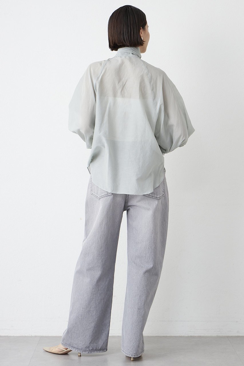 【ウィムガゼット/Whim Gazette】のシルクローンボウタイブラウス 人気、トレンドファッション・服の通販 founy(ファニー) 　ファッション　Fashion　レディースファッション　Fashion for Women　トップス・カットソー　Cut & Sew Tops　シャツ・ブラウス・オフィスカジュアル　Elegant Blouses & Button-Ups　おすすめ　Recommended / Our Picks　ギャザー　Gathered, Ruffled　シルク　Silk, 100% Silk　スリーブ　Sleeve, Long Sleeve / Short Sleeve　セットアップ　Set-Up, Coordinated Outfit　ボトム　Bottoms, Lower Wear　ロング　Long, Long-Length　エレガント 上品　Elegant　other-4|ID: prp329100004383045 ipo3291000000032860283