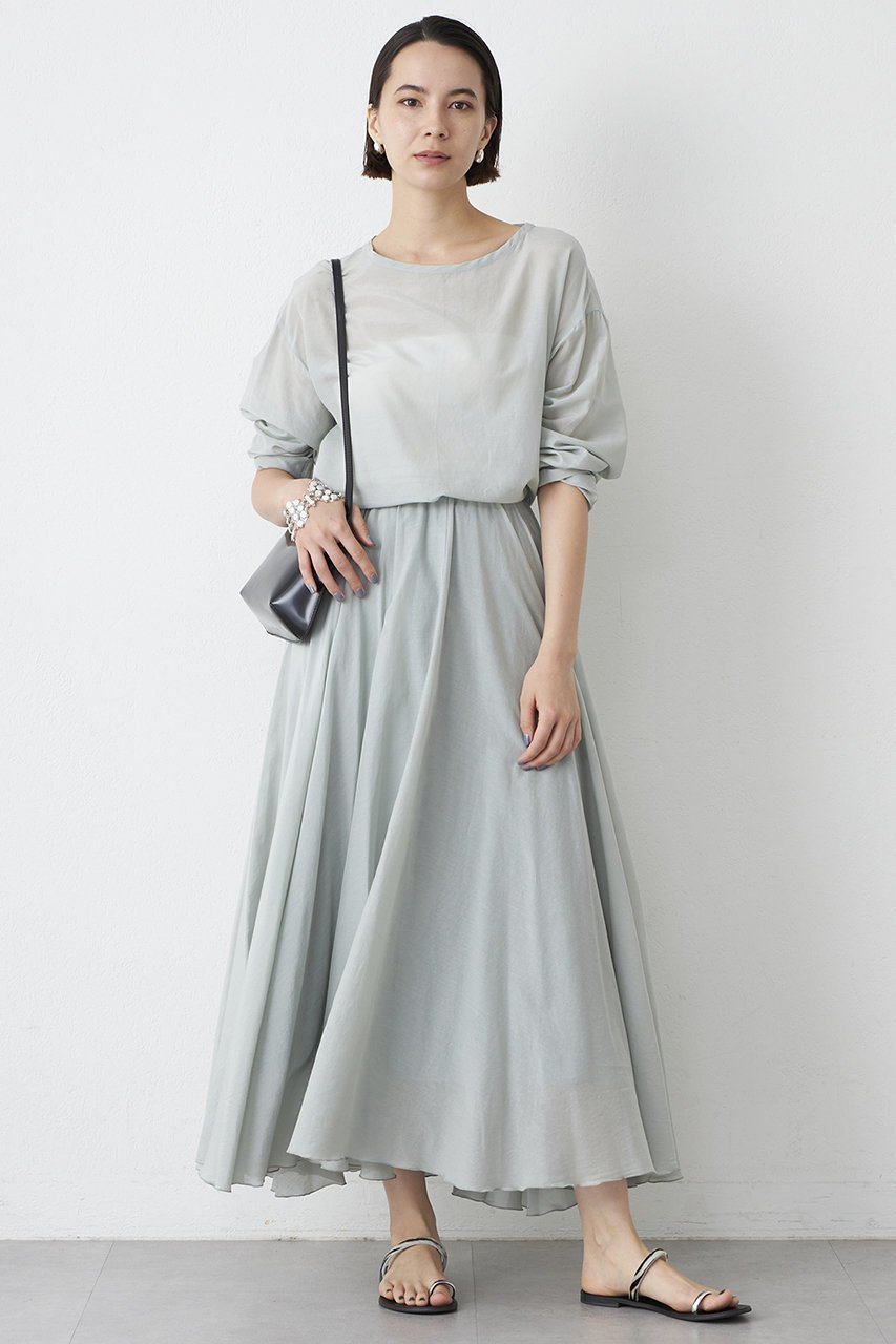 【ウィムガゼット/Whim Gazette】のシルクローンプルオーバーブラウス 人気、トレンドファッション・服の通販 founy(ファニー) 　ファッション　Fashion　レディースファッション　Fashion for Women　トップス・カットソー　Cut & Sew Tops　シャツ・ブラウス・オフィスカジュアル　Elegant Blouses & Button-Ups　カジュアルプルオーバー・ニットトップス　Pullovers & Knit Tops / Casual Pullovers　おすすめ　Recommended / Our Picks　カットソー　Cut and Sewn Top　シアー　Sheer, See-Through　シルク　Silk, 100% Silk　ジャケット　Jacket, Outerwear　スリーブ　Sleeve, Long Sleeve / Short Sleeve　セットアップ　Set-Up, Coordinated Outfit　ボトム　Bottoms, Lower Wear　ロング　Long, Long-Length　エレガント 上品　Elegant　夏　Summer　other-2|ID: prp329100004383046 ipo3291000000032862761