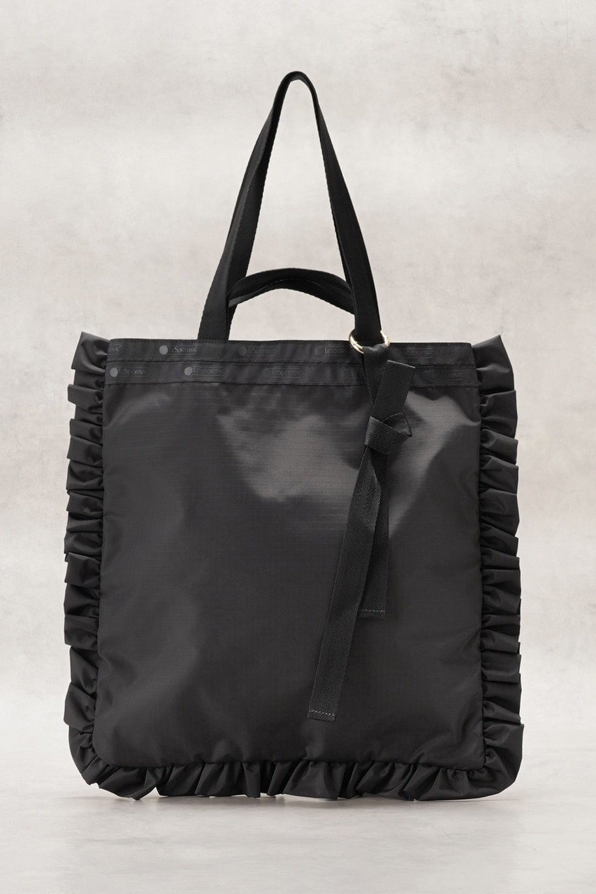 【ランバン オン ブルー/LANVIN en Bleu】のLARGE EMERALD TOTE LB トートバッグ 人気、トレンドファッション・服の通販 founy(ファニー) ファッション Fashion レディースファッション Fashion for Women バッグ Bags 軽量 Lightweight, Ultra Light ダブル Double, Double-Breasted チャーム Charm, Pendant ビーチ Beach, Seaside フェミニン Feminine, Girly フラワー Flower, Floral プリント Print, Printed Pattern モノトーン Monotone, Black and White リボン Ribbon, Bow other-1|ID: prp329100004383048 ipo3291000000032779050