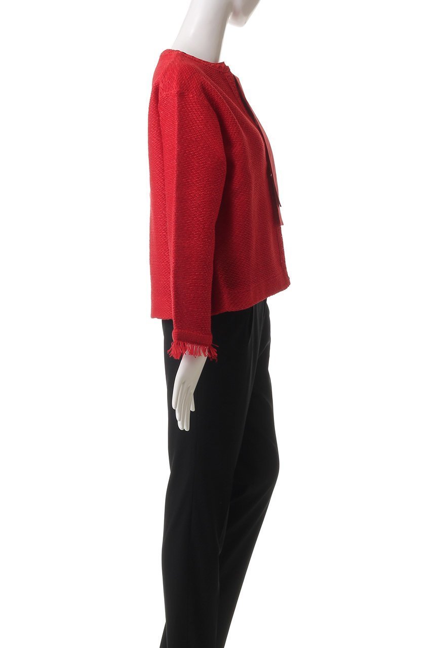 【ハウス オブ ロータス/HOUSE OF LOTUS】のツイードジャガードジャケット 人気、トレンドファッション・服の通販 founy(ファニー) 　ファッション　Fashion　レディースファッション　WOMEN　アウター　Coat Outerwear　ジャケット　Jackets　かぎ針　Crochet　ジャカード　Jacquard　ジャケット　Jacket　リボン　Ribbon　other-3|ID: prp329100004383052 ipo3291000000031334192