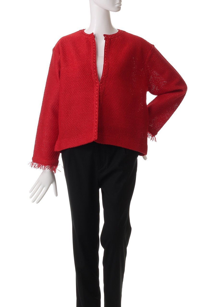 【ハウス オブ ロータス/HOUSE OF LOTUS】のツイードジャガードジャケット 人気、トレンドファッション・服の通販 founy(ファニー) 　ファッション　Fashion　レディースファッション　Fashion for Women　アウター　Coat / Outerwear Collection　レディースジャケット・軽アウター　Jackets　かぎ針　Crochet　ジャカード／ジャガード　Jacquard, Woven Pattern　ジャケット　Jacket, Outerwear　リボン　Ribbon, Bow　再入荷　Restock / Back in Stock　other-8|ID: prp329100004383052 ipo3291000000032964535