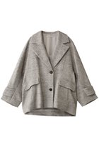 【ハウス オブ ロータス/HOUSE OF LOTUS】のミックスツイードケープライクコート ブラック系|ID: prp329100004383053 ipo3291000000032929009
