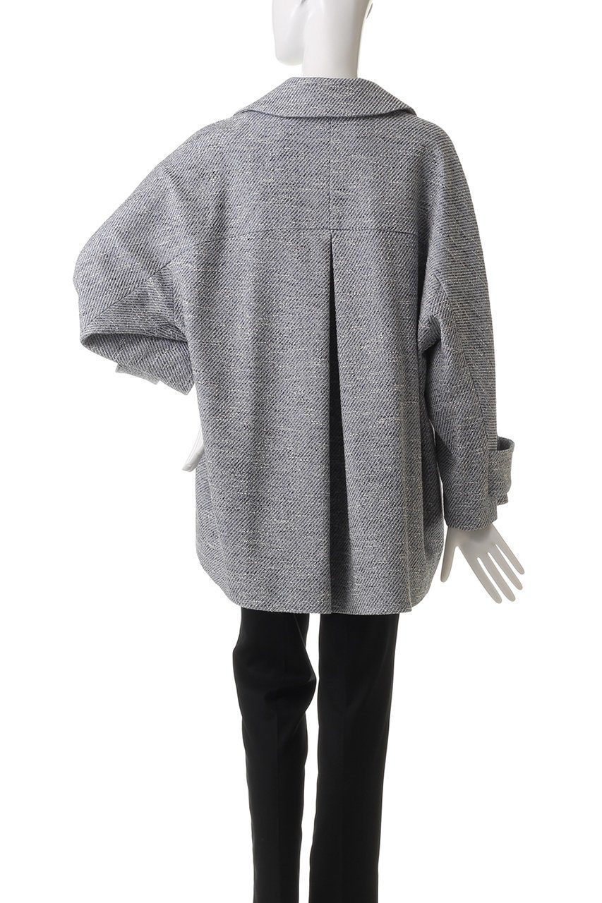 【ハウス オブ ロータス/HOUSE OF LOTUS】のミックスツイードケープライクコート 人気、トレンドファッション・服の通販 founy(ファニー) 　ファッション　Fashion　レディースファッション　Fashion for Women　アウター　Coat / Outerwear Collection　コート・ロングコート・ピーコート　Long Coats, Peacoats & More　アクリル　Acrylic Material　インナー　Innerwear　カッティング　Cutting Detail　スタイリッシュ　Stylish, Fashionable　ツイード　Twill, Twill Weave　ハーフ　Half, Half-Length　ビッグ　Big, Oversized　フォルム　Silhouette, Form　フロント　Front, Front Design　ボトム　Bottoms, Lower Wear　ロング　Long, Long-Length　無地　Plain, Solid Color　other-4|ID: prp329100004383053 ipo3291000000034952676