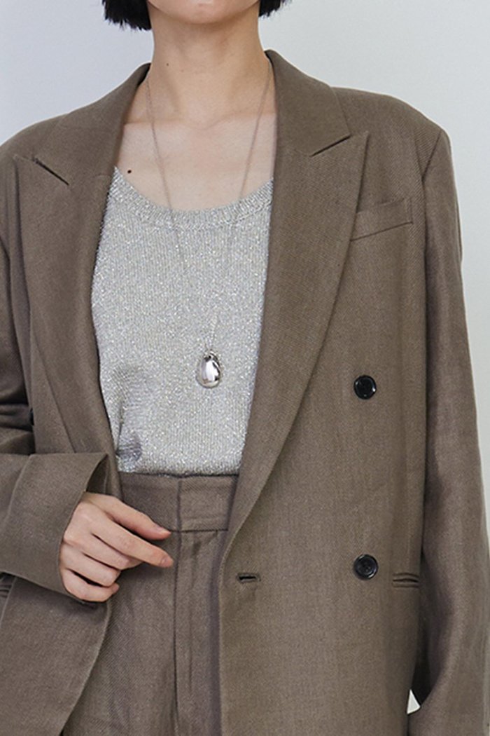 【プルミエ アロンディスモン/1er Arrondissement】のメタリックニットタンク インテリア・キッズ・メンズ・レディースファッション・服の通販 founy(ファニー) https://founy.com/ ファッション Fashion レディースファッション WOMEN トップス・カットソー Tops/Tshirt ニット Knit Tops プルオーバー Pullover おすすめ Recommend イタリア Italy インナー Inner カットソー Cut And Sew ジャケット Jacket タンク Tank ラグジュアリー Luxury エレガント 上品 Elegant |ID: prp329100004383056 ipo3291000000030636639