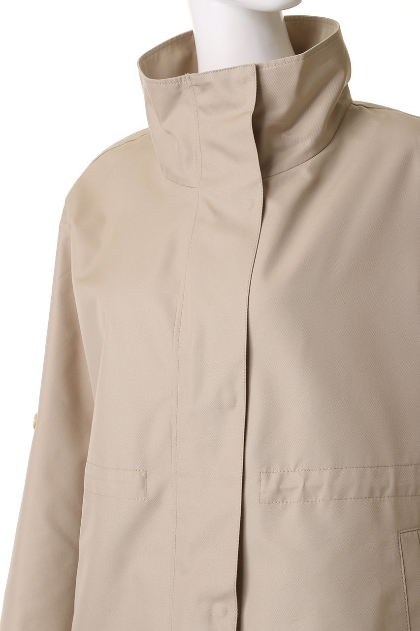 【アナイ/ANAYI】のハッスイツイルミドルスタンドコート 人気、トレンドファッション・服の通販 founy(ファニー) 　ファッション　Fashion　レディースファッション　Fashion for Women　アウター　Coat / Outerwear Collection　コート・ロングコート・ピーコート　Long Coats, Peacoats & More　ショルダー　Shoulder, Shoulder Strap　ショート　Short, Short Length　スタンド　Stand Collar, Upright Stand　ツイル　Twist, Twisted Detail　ドロップ　Drop Shoulder, Dropped Style　ミドル　Middle Length, Mid Height　ロールアップ　Roll-Up, Cuffed Hem　other-5|ID: prp329100004383061 ipo3291000000035653617