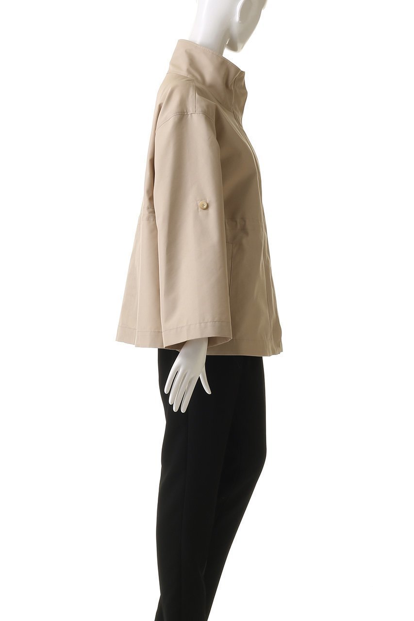 【アナイ/ANAYI】のハッスイツイルミドルスタンドコート 人気、トレンドファッション・服の通販 founy(ファニー) 　ファッション　Fashion　レディースファッション　Fashion for Women　アウター　Coat / Outerwear Collection　コート・ロングコート・ピーコート　Long Coats, Peacoats & More　ショルダー　Shoulder, Shoulder Strap　ショート　Short, Short Length　スタンド　Stand Collar, Upright Stand　ツイル　Twist, Twisted Detail　ドロップ　Drop Shoulder, Dropped Style　ミドル　Middle Length, Mid Height　ロールアップ　Roll-Up, Cuffed Hem　other-3|ID: prp329100004383061 ipo3291000000036405092