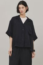 【カレンソロジー/Curensology】のシルキーキュプラブラウス 人気、トレンドファッション・服の通販 founy(ファニー) ファッション Fashion レディースファッション Ladies' Fashion Online トップス・カットソー Tops/Tshirt シャツ/ブラウス Shirts/Blouses おすすめ Recommend なめらか Smooth キュプラ Cupra クラシック Classic サマー Summer ショルダー Shoulder ショート Short シルク Silk スリーブ Sleeve ドロップ Drop バランス Balance フェミニン Feminine リラックス Relax 再入荷 Restock/Back In Stock/Re Arrival thumbnail ネイビー|ID: prp329100004383064 ipo3291000000032613657