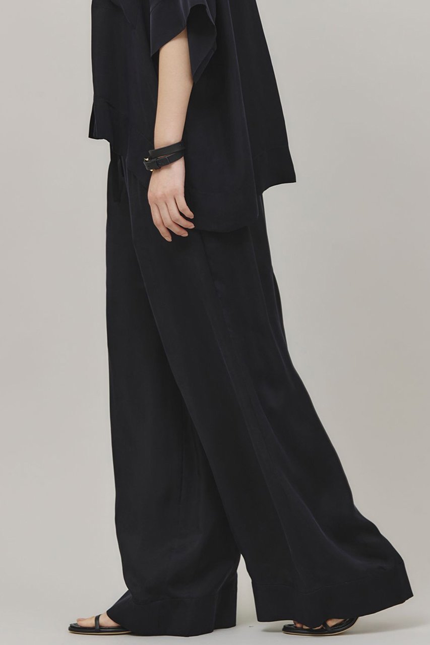 【カレンソロジー/Curensology】のシルキードロストパンツ 人気、トレンドファッション・服の通販 founy(ファニー) 　ファッション　Fashion　レディースファッション　Ladies' Fashion Online　パンツ　Pants　なめらか　Smooth　キュプラ　Cupra　シルキー　Silky　シルク　Silk　シンプル　Simple　ドローストリング　Drawstring　エレガント 上品　Elegant　再入荷　Restock/Back In Stock/Re Arrival　other-3|ID: prp329100004383068 ipo3291000000032613696