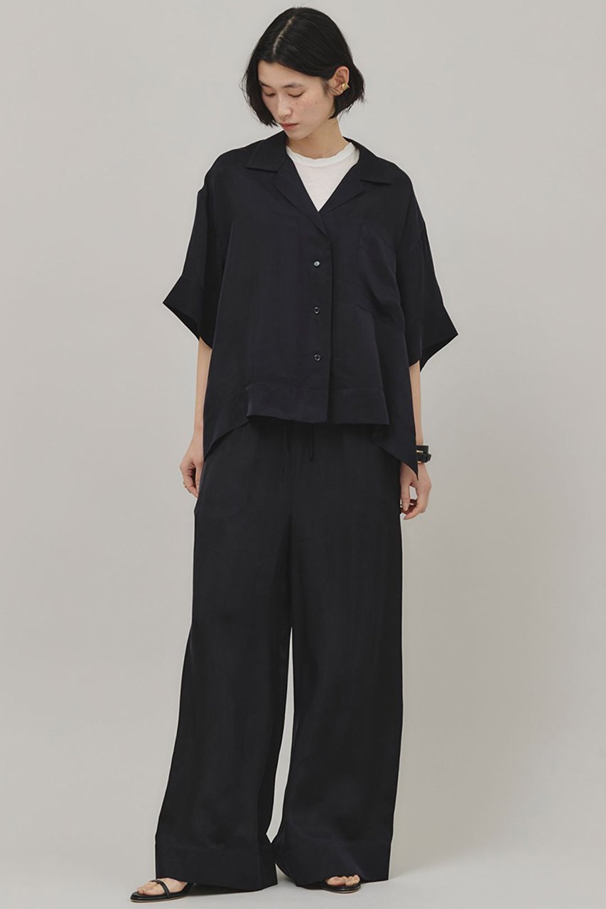【カレンソロジー/Curensology】のシルキードロストパンツ 人気、トレンドファッション・服の通販 founy(ファニー) 　ファッション　Fashion　レディースファッション　Ladies' Fashion Online　パンツ　Pants　なめらか　Smooth　キュプラ　Cupra　シルキー　Silky　シルク　Silk　シンプル　Simple　ドローストリング　Drawstring　エレガント 上品　Elegant　再入荷　Restock/Back In Stock/Re Arrival　other-5|ID: prp329100004383068 ipo3291000000032613698