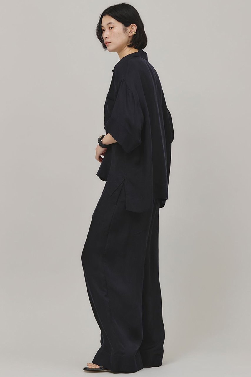 【カレンソロジー/Curensology】のシルキードロストパンツ 人気、トレンドファッション・服の通販 founy(ファニー) 　ファッション　Fashion　レディースファッション　Ladies' Fashion Online　パンツ　Pants　なめらか　Smooth　キュプラ　Cupra　シルキー　Silky　シルク　Silk　シンプル　Simple　ドローストリング　Drawstring　エレガント 上品　Elegant　再入荷　Restock/Back In Stock/Re Arrival　other-6|ID: prp329100004383068 ipo3291000000032613699