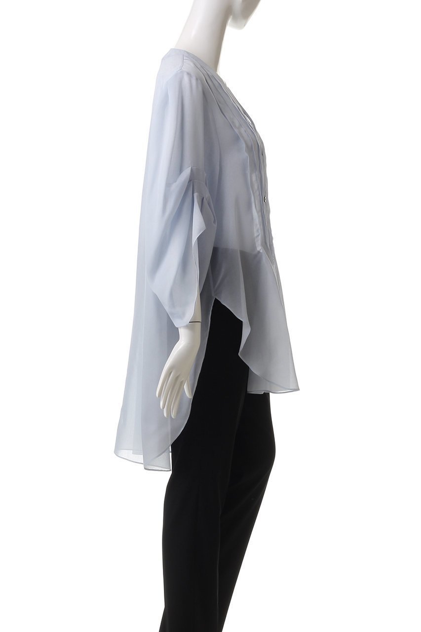 【ル フィル/LE PHIL】のシアータックブラウス 人気、トレンドファッション・服の通販 founy(ファニー) 　ファッション　Fashion　レディースファッション　Fashion for Women　トップス・カットソー　Cut & Sew Tops　シャツ・ブラウス・オフィスカジュアル　Elegant Blouses & Button-Ups　おすすめ　Recommended / Our Picks　エアリー　Airy Texture　ショート　Short, Short Length　スリーブ　Sleeve, Long Sleeve / Short Sleeve　タートル　Turtleneck, Turtle Collar　フォルム　Silhouette, Form　other-3|ID: prp329100004383069 ipo3291000000032854300