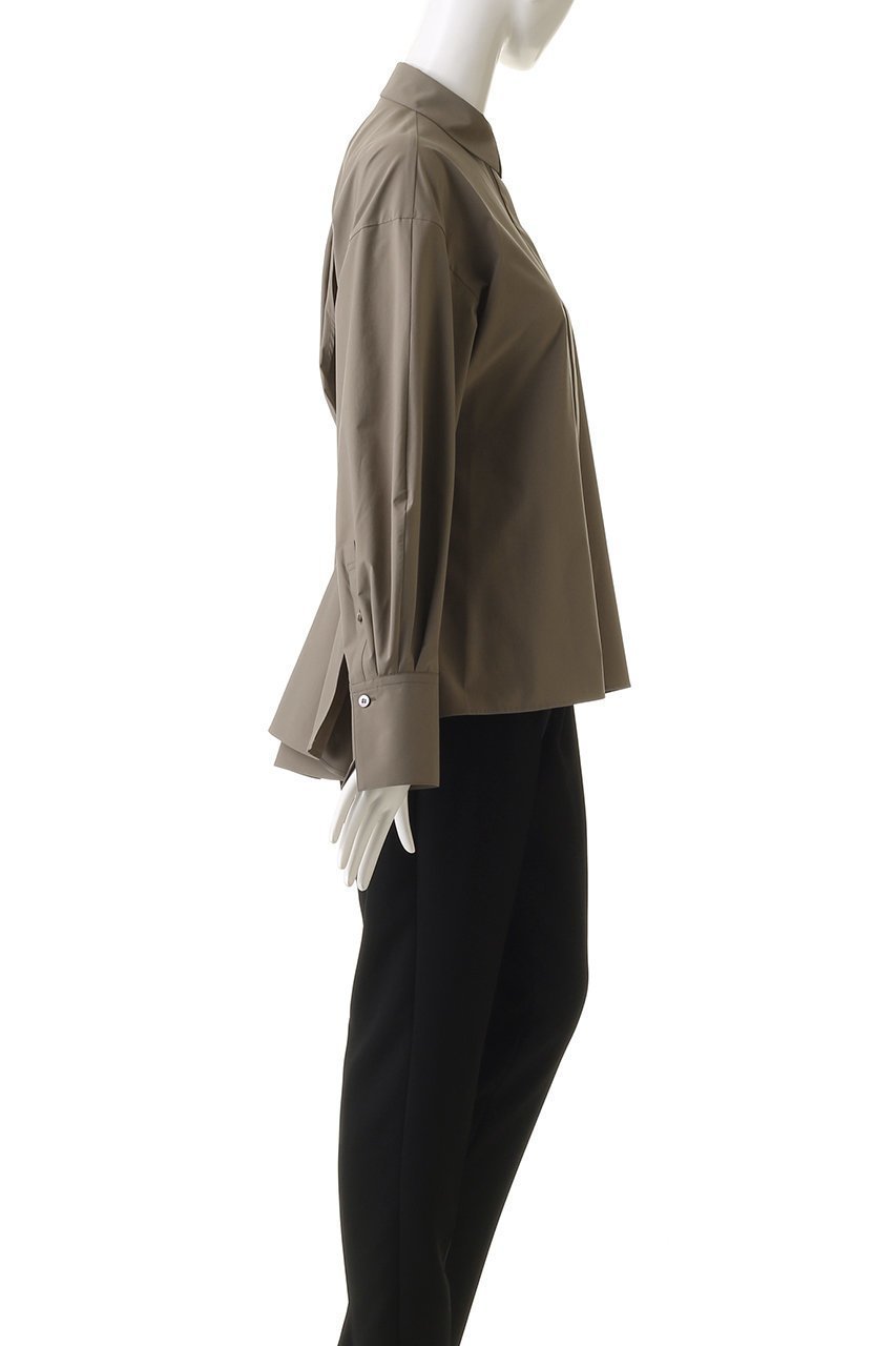 【ル フィル/LE PHIL】のSOLOTEXブロードバッククロスタックブラウス 人気、トレンドファッション・服の通販 founy(ファニー) 　ファッション　Fashion　レディースファッション　Fashion for Women　トップス・カットソー　Cut & Sew Tops　シャツ・ブラウス・オフィスカジュアル　Elegant Blouses & Button-Ups　バッグ　Bags　おすすめ　Recommended / Our Picks　コンパクト　Compact, Small Size　スリーブ　Sleeve, Long Sleeve / Short Sleeve　デニム　Denim, Jeans Material　フィット　Fit, Slim Fit　フレア　Flare, Flared　ブロード　Broadcloth, Fine Cotton　ミリタリー　Military, Army Style　ロング　Long, Long-Length　ワイド　Wide, Wide Fit　定番　Standard, Basic Item　other-3|ID: prp329100004383070 ipo3291000000032864602
