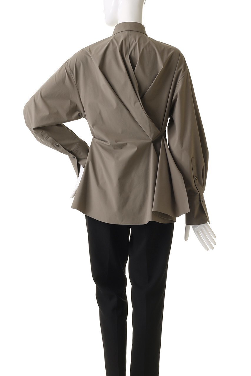 【ル フィル/LE PHIL】のSOLOTEXブロードバッククロスタックブラウス 人気、トレンドファッション・服の通販 founy(ファニー) 　ファッション　Fashion　レディースファッション　Fashion for Women　トップス・カットソー　Cut & Sew Tops　シャツ・ブラウス・オフィスカジュアル　Elegant Blouses & Button-Ups　バッグ　Bags　おすすめ　Recommended / Our Picks　コンパクト　Compact, Small Size　スリーブ　Sleeve, Long Sleeve / Short Sleeve　デニム　Denim, Jeans Material　フィット　Fit, Slim Fit　フレア　Flare, Flared　ブロード　Broadcloth, Fine Cotton　ミリタリー　Military, Army Style　ロング　Long, Long-Length　ワイド　Wide, Wide Fit　定番　Standard, Basic Item　other-4|ID: prp329100004383070 ipo3291000000032864610