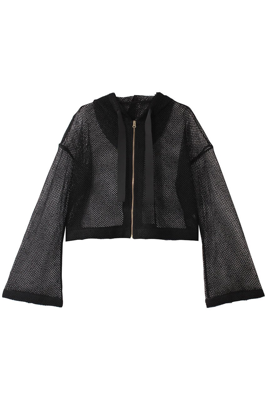 【ランバン オン ブルー/LANVIN en Bleu】のメッシュフーディー インテリア・キッズ・メンズ・レディースファッション・服の通販 founy(ファニー) 　ファッション　Fashion　レディースファッション　Fashion for Women　トップス・カットソー　Cut & Sew Tops　シャツ・ブラウス・オフィスカジュアル　Elegant Blouses & Button-Ups　レディースパーカー・カジュアルフーディー　Casual Hoodies & Sweatshirts　ロングTシャツ・Tシャツ　Longline T-Shirts & Tees　スウェット・クルーネックトップス　Sweatshirts & Crewnecks / Relaxed Fit Sweat Tops　カットソー・ベーシックTシャツ　Cut-and-Sewn Tops / Stretch Tees & Basics　グログラン　Grosgrain, Grosgrain Ribbon　ショート　Short, Short Length　スリーブ　Sleeve, Long Sleeve / Short Sleeve　バランス　Balance, Style Balance　メッシュ　Mesh, Net Fabric　リラックス　Relax, Relaxed Fit　ワイド　Wide, Wide Fit　夏　Summer　春　Spring　S/S・春夏　SS, Spring/Summer, Warm Season　ブラック|ID: prp329100004383076 ipo3291000000032860265