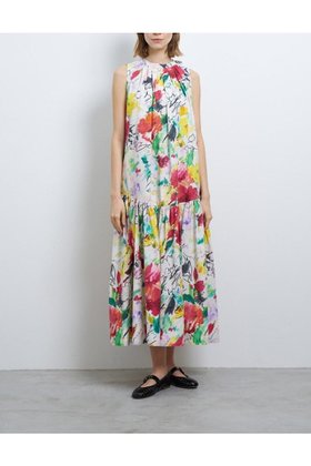 【ランバン オン ブルー/LANVIN en Bleu】の【ELLE SHOP先行】fleur de fleur ワンピース 人気、トレンドファッション・服の通販 founy(ファニー) ファッション Fashion レディースファッション WOMEN ワンピース Dress チュニック Tunic 2025年 2025 2025春夏・S/S Ss,Spring/Summer,2025 サマー Summer スペシャル Special タイプライター Typewriter チュニック Tunic ドレス Dress バランス Balance フラワー Flower プリント Print リボン Ribbon ロング Long 夏 Summer 春 Spring S/S・春夏 Ss・Spring/Summer |ID:prp329100004383077