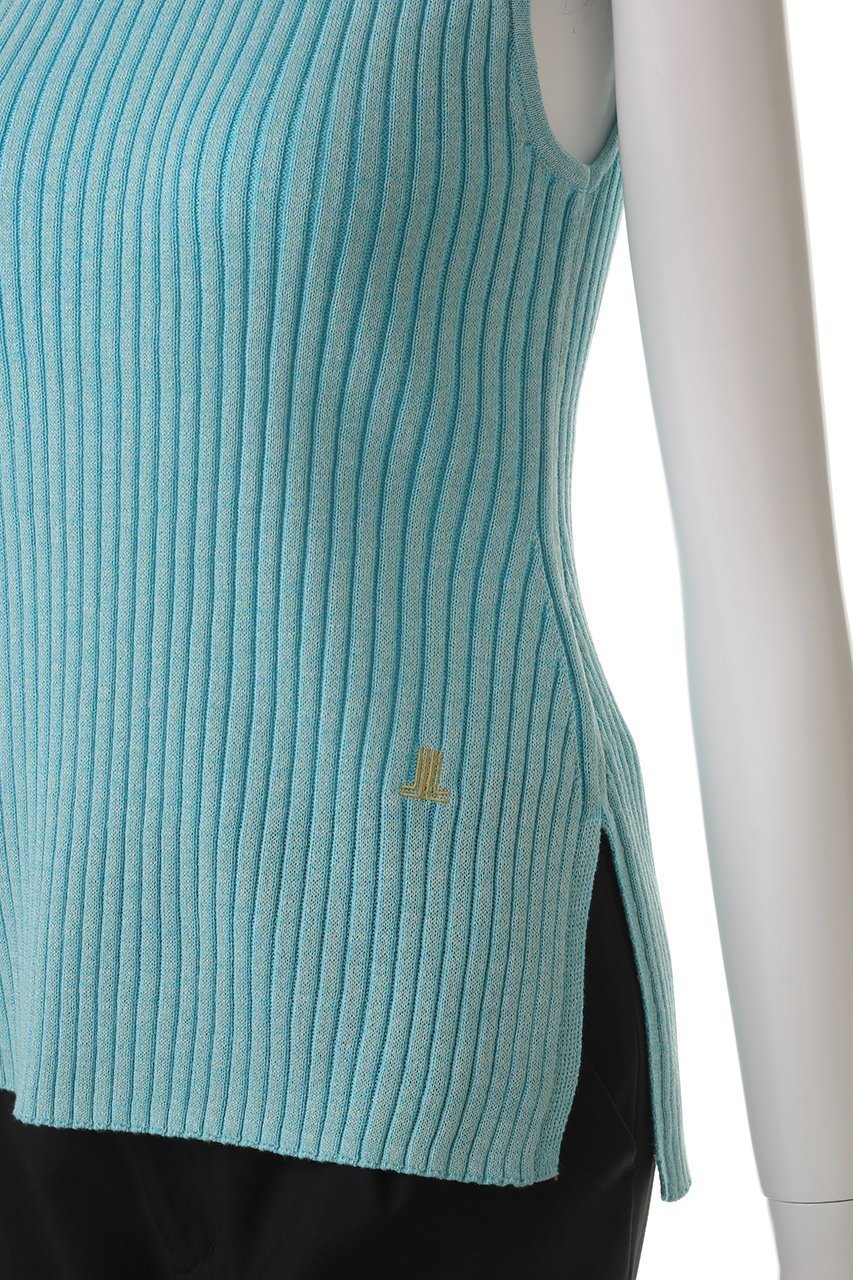 【ランバン オン ブルー/LANVIN en Bleu】のカラーステッチワイドリブニット 人気、トレンドファッション・服の通販 founy(ファニー) 　ファッション　Fashion　レディースファッション　WOMEN　トップス・カットソー　Tops/Tshirt　ニット　Knit Tops　プルオーバー　Pullover　スリット　Slit　ノースリーブ　No Sleeve　リラックス　Relax　other-5|ID: prp329100004383078 ipo3291000000031333150