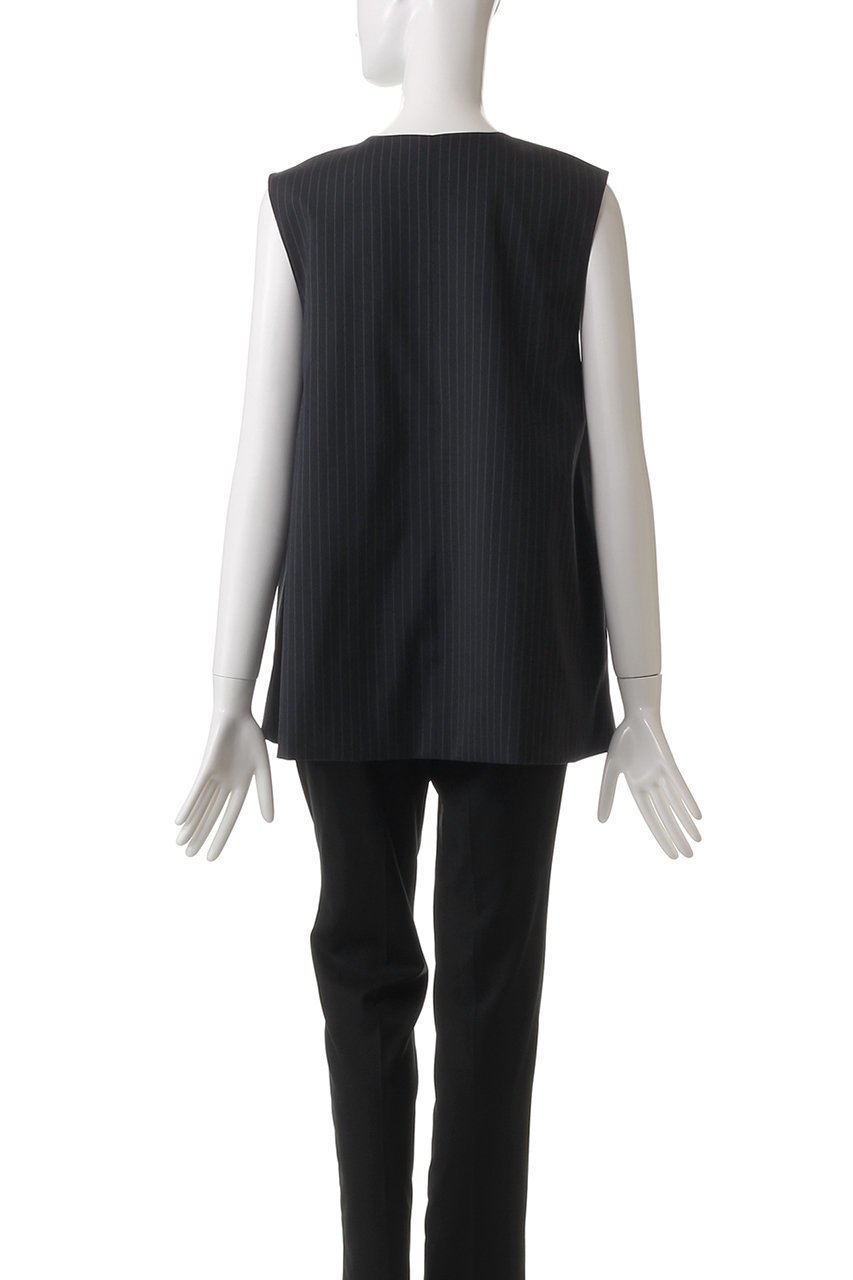 【ランバン オン ブルー/LANVIN en Bleu】のウールポリエステルフレアベスト 人気、トレンドファッション・服の通販 founy(ファニー) ファッション Fashion レディースファッション Fashion for Women アウター Coat / Outerwear Collection トップス・カットソー Cut & Sew Tops キャミソール&ノースリーブ Camisoles & Sleeveless Tops シャツ・ブラウス・オフィスカジュアル Elegant Blouses & Button-Ups ベスト&ジレ / 重ね着スタイル Vests & Gilets インナー Innerwear ノースリーブ Sleeveless, No-Sleeve ベスト Vest, Waistcoat other-4|ID: prp329100004383080 ipo3291000000034825794