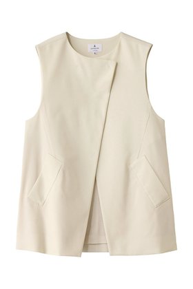 【ランバン オン ブルー/LANVIN en Bleu】 ウールポリエステルフレアベスト人気、トレンドファッション・服の通販 founy(ファニー) ファッション Fashion レディースファッション Fashion for Women アウター Coat / Outerwear Collection トップス・カットソー Cut & Sew Tops キャミソール&ノースリーブ Camisoles & Sleeveless Tops シャツ・ブラウス・オフィスカジュアル Elegant Blouses & Button-Ups ベスト&ジレ / 重ね着スタイル Vests & Gilets インナー Innerwear ノースリーブ Sleeveless, No-Sleeve ベスト Vest, Waistcoat |ID:prp329100004383080