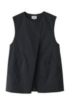 【ランバン オン ブルー/LANVIN en Bleu】のウールポリエステルフレアベスト ネイビー|ID: prp329100004383080 ipo3291000000035704315