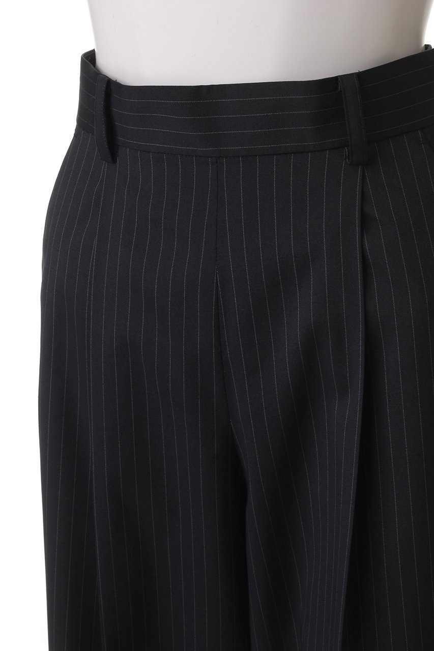 【ランバン オン ブルー/LANVIN en Bleu】のウールポリエステルタックワイドパンツ 人気、トレンドファッション・服の通販 founy(ファニー) 　ファッション　Fashion　レディースファッション　Fashion for Women　パンツ　Pants & Trousers　ストレート　Straight, Straight Cut　スラックス　Slacks, Dress Pants　フィット　Fit, Slim Fit　マニッシュ　Mannish, Boyish　ループ　Loop, Loop Knit　ロング　Long, Long-Length　ワイド　Wide, Wide Fit　other-5|ID: prp329100004383082 ipo3291000000032787298