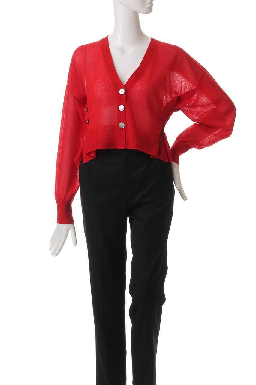 【ランバン オン ブルー/LANVIN en Bleu】のショートメニーウェイカーディガン 人気、トレンドファッション・服の通販 founy(ファニー) 　ファッション　Fashion　レディースファッション　Fashion for Women　トップス・カットソー　Cut & Sew Tops　ニット　Knit Tops & Sweaters　カーディガン・羽織り　Layered Style Cardigans　カーディガン　Cardigan, Knitwear　バランス　Balance, Style Balance　今季　This Season, Current Season　other-6|ID: prp329100004383084 ipo3291000000032950085