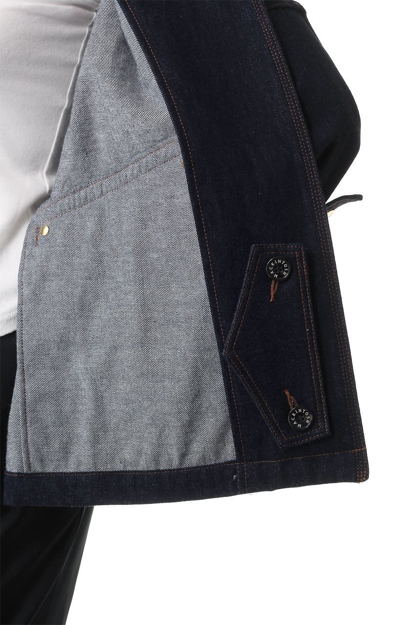 【マッキントッシュ/MACKINTOSH】のHUMBIE デニムジャケット 人気、トレンドファッション・服の通販 founy(ファニー) 　ファッション　Fashion　レディースファッション　WOMEN　アウター　Coat Outerwear　ジャケット　Jackets　デニムジャケット　Denim Jackets　シンプル　Simple　ジャケット　Jacket　デニム　Denim　other-6|ID: prp329100004383088 ipo3291000000031333223