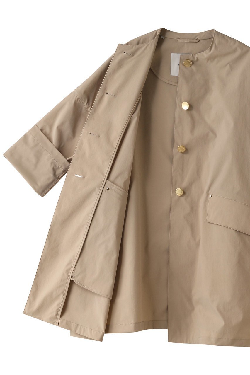 【マッキントッシュ/MACKINTOSH】のHUMBIE はっ水ポリエステル ノーカラーコート 人気、トレンドファッション・服の通販 founy(ファニー) 　ファッション　Fashion　レディースファッション　Fashion for Women　アウター　Coat / Outerwear Collection　コート・ロングコート・ピーコート　Long Coats, Peacoats & More　ロング　Long, Long-Length　人気　Popular, Best Seller　定番　Standard, Basic Item　other-6|ID: prp329100004383090 ipo3291000000032926316