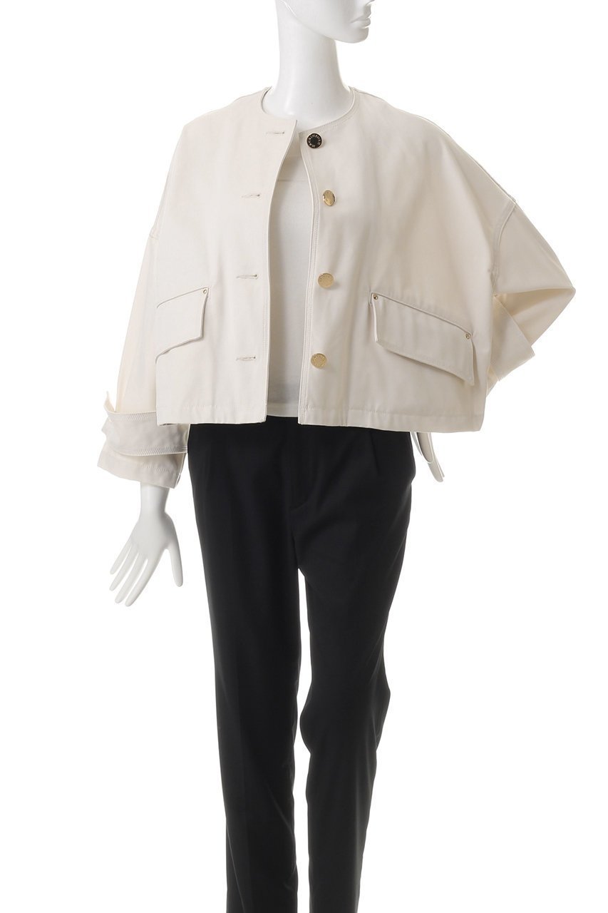 【マッキントッシュ/MACKINTOSH】のHUMBIE ノーカラーデニムジャケット 人気、トレンドファッション・服の通販 founy(ファニー) 　ファッション　Fashion　レディースファッション　Fashion for Women　アウター　Coat / Outerwear Collection　レディースジャケット・軽アウター　Jackets　デニムジャケット / カジュアルアウター　Denim Jackets　ショート　Short, Short Length　ジャケット　Jacket, Outerwear　バランス　Balance, Style Balance　モダン　Modern, Contemporary　other-7|ID: prp329100004383094 ipo3291000000032953913