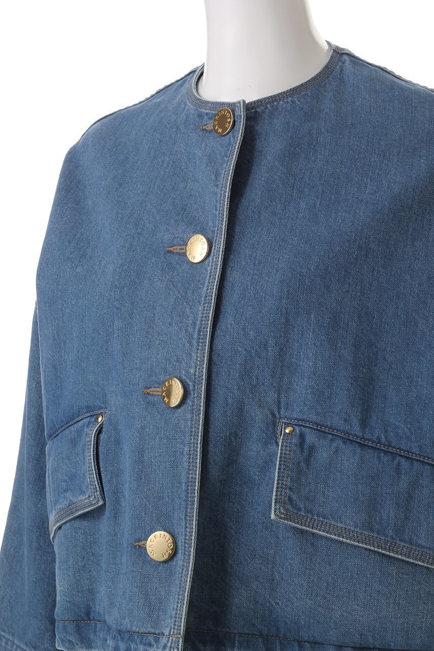 【マッキントッシュ/MACKINTOSH】のHUMBIE ノーカラージャケット 人気、トレンドファッション・服の通販 founy(ファニー) 　ファッション　Fashion　レディースファッション　Fashion for Women　アウター　Coat / Outerwear Collection　レディースジャケット・軽アウター　Jackets　ノーカラージャケット / シンプル上品コーデ　Collarless Jackets　ショート　Short, Short Length　ジャケット　Jacket, Outerwear　エレガント 上品　Elegant　人気　Popular, Best Seller　other-5|ID: prp329100004383095 ipo3291000000032954478