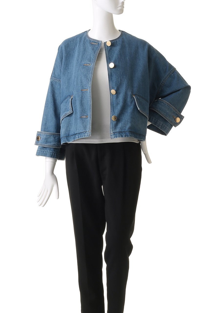 【マッキントッシュ/MACKINTOSH】のHUMBIE ノーカラージャケット 人気、トレンドファッション・服の通販 founy(ファニー) 　ファッション　Fashion　レディースファッション　Fashion for Women　アウター　Coat / Outerwear Collection　レディースジャケット・軽アウター　Jackets　ノーカラージャケット / シンプル上品コーデ　Collarless Jackets　ショート　Short, Short Length　ジャケット　Jacket, Outerwear　エレガント 上品　Elegant　人気　Popular, Best Seller　other-7|ID: prp329100004383095 ipo3291000000032954485