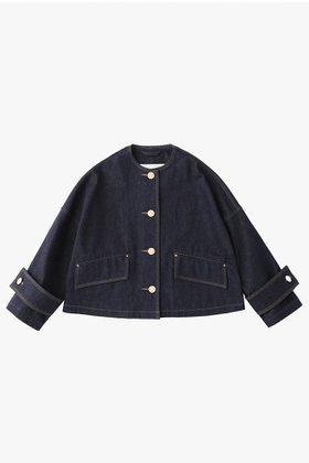 【マッキントッシュ/MACKINTOSH】のHUMBIE ノーカラーデニムジャケット 人気、トレンドファッション・服の通販 founy(ファニー) ファッション Fashion レディースファッション WOMEN アウター Coat Outerwear ジャケット Jackets デニムジャケット Denim Jackets 2025年 2025 2025春夏・S/S Ss,Spring/Summer,2025 ショート Short ジャケット Jacket デニム Denim トレンド Trend 夏 Summer 春 Spring S/S・春夏 Ss・Spring/Summer |ID:prp329100004383096