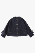 【マッキントッシュ/MACKINTOSH】のHUMBIE ノーカラーデニムジャケット 人気、トレンドファッション・服の通販 founy(ファニー) ファッション Fashion レディースファッション WOMEN アウター Coat Outerwear ジャケット Jackets デニムジャケット Denim Jackets 2025年 2025 2025春夏・S/S Ss,Spring/Summer,2025 ショート Short ジャケット Jacket デニム Denim トレンド Trend 夏 Summer 春 Spring S/S・春夏 Ss・Spring/Summer thumbnail インディゴ|ID: prp329100004383096 ipo3291000000030636786