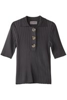 【オブリオ/AUBRIOT】のマルベリーシルク ポロニット 人気、トレンドファッション・服の通販 founy(ファニー) ファッション Fashion レディースファッション Ladies' Fashion Online トップス・カットソー Tops/Tshirt ニット Knit Tops プルオーバー Pullover クラシック Classic コンパクト Compact シルク Silk フォルム Form ポロシャツ Polo Shirt モダン Modern ワイドリブ Wide Rib エレガント 上品 Elegant |ID:prp329100004383107