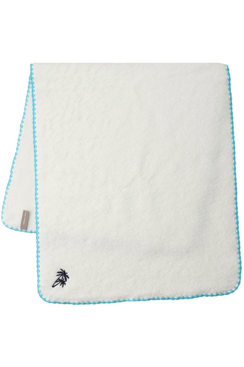 【フォーコーナーズ/+FOUR CORNERS】の【+FOUR CORNERS×turquoise】フェイスタオル インテリア・キッズ・メンズ・レディースファッション・服の通販 founy(ファニー) 　ファッション　Fashion　レディースファッション　Fashion for Women　ユニセックス　Unisex, Genderless　おすすめ　Recommended / Our Picks　タオル　Towel, Bath Towel　ターコイズ　Turquoise, Blue-Green　パイピング　Piping, Trim Design　ビーチ　Beach, Seaside　フェイス　Face, Facial Design　リゾート　Resort, Vacation Style　人気　Popular, Best Seller　吸水　Absorbent, Quick-Dry　ターコイズ|ID: prp329100004383116 ipo3291000000033665074